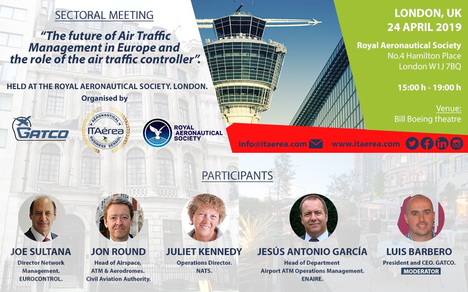 BANNER 960 x 600 px 1 - III Sectoral Meeting: Air Navigation Hosted by ITAérea and GATCO in the Royal Aeronautical Society HQ In London