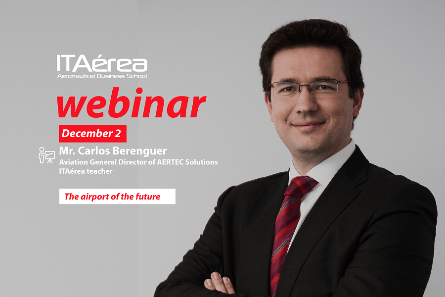 Noticia webinar Berenguer min 1 - Webinar about The airport of the future
