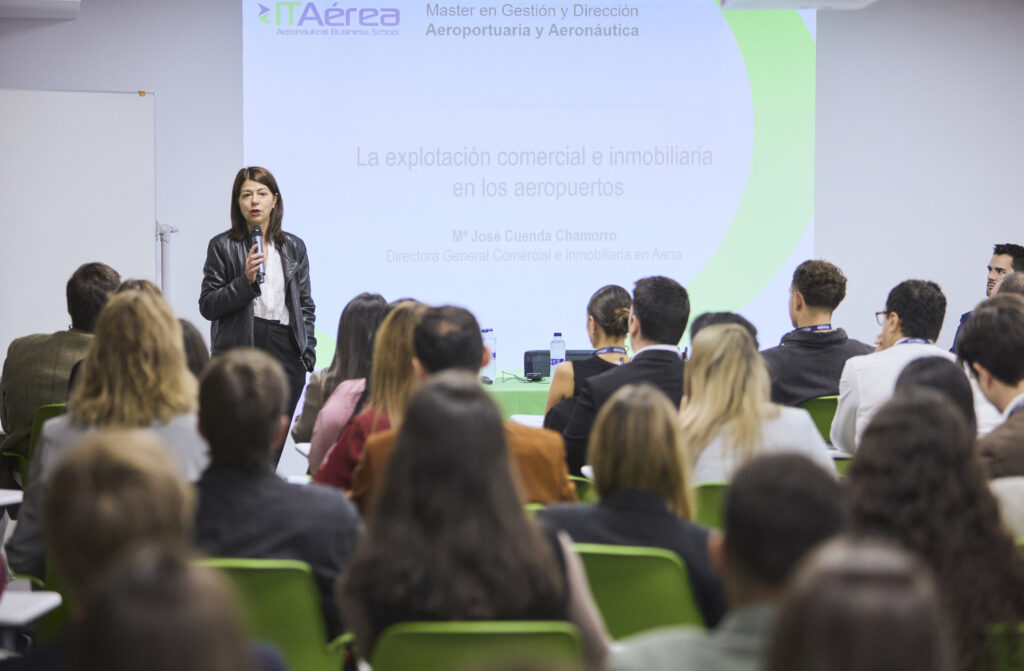 PRINCIPAL 1024x671 - Ms. María José Cuenda, Commercial and Real Estate General Director of Aena, delivers a special lecture at ITAérea Madrid