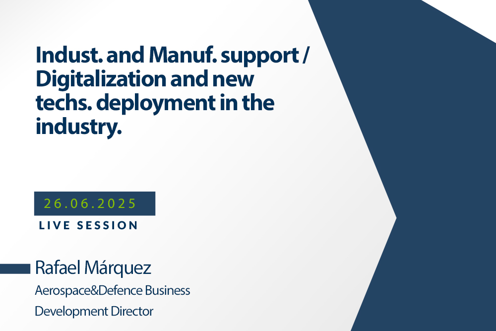 RAFABLOG - New Webinar Indust. and Manuf. support / Digitalization and new techs. deployment in the industry.