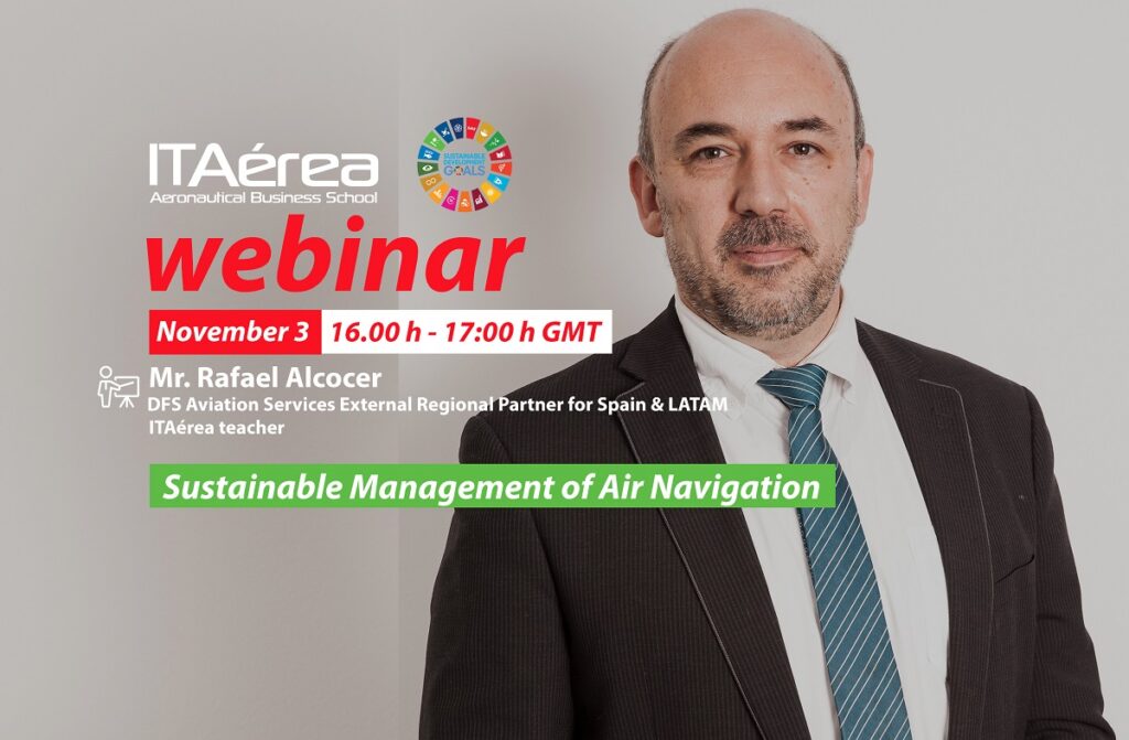 WEBINAR November 3 Rafael Alcocer 1024x671 - Webinar about Sustainable Management of Air Navigation