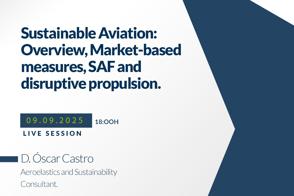 b1 - New Webinar Sustainable Aviation: Overview, Market-based measures, SAF and disruptive propulsion.
