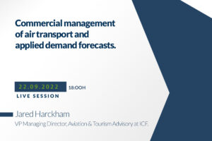 Webinar about commercial management of air transport and applied demand forecasts