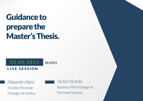 New Webinar about the guidance to prepare the master’s thesis