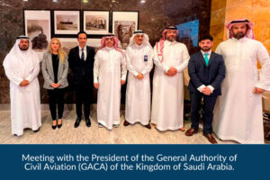 Meeting with the President of the General Authority of Civil Aviation of KSA