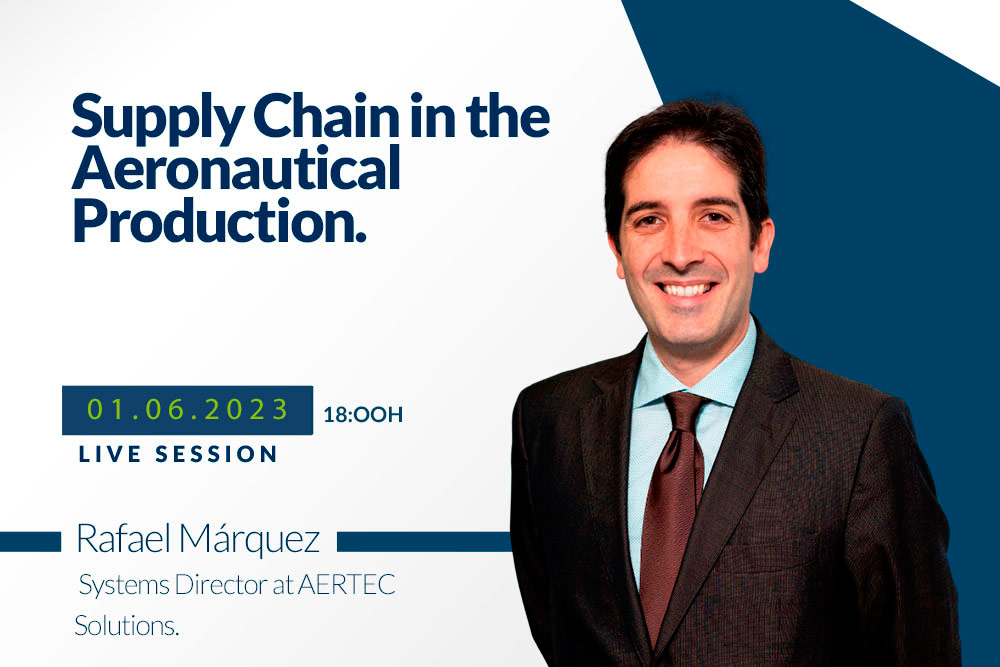 Webinar about the supply chain in the aeronautical production