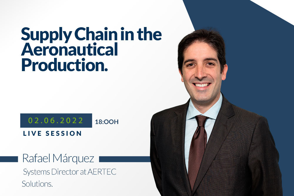 Webinar about the supply chain in the aeronautical production