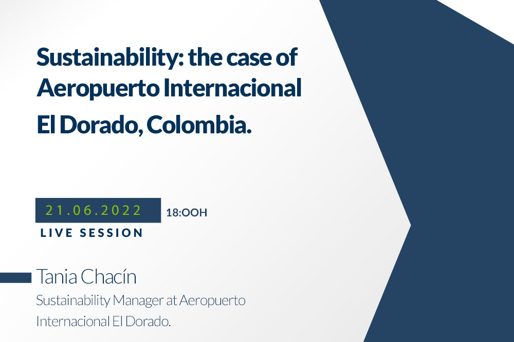 New Webinar about sustainability: The case of Aeropuerto Internacional El Dorado, Colombia