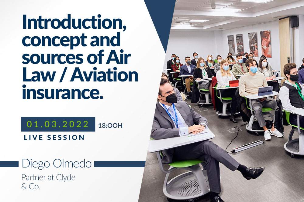 Webinar about air law and aviation insurance