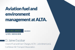 Webinar about Aviation fuel and environment management at ALTA
