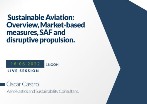 New Webinar about sustainable aviation: Overview, market-based measures, SAF and disruptive propulsion