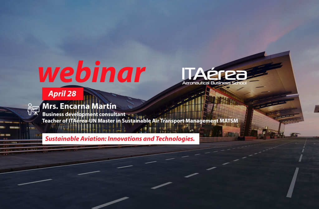 Webinar about sustainable aviation: innovations and technologies WEBINAR 28 April Encarna Martín 1024x671 - Webinar about sustainable aviation: innovations and technologies