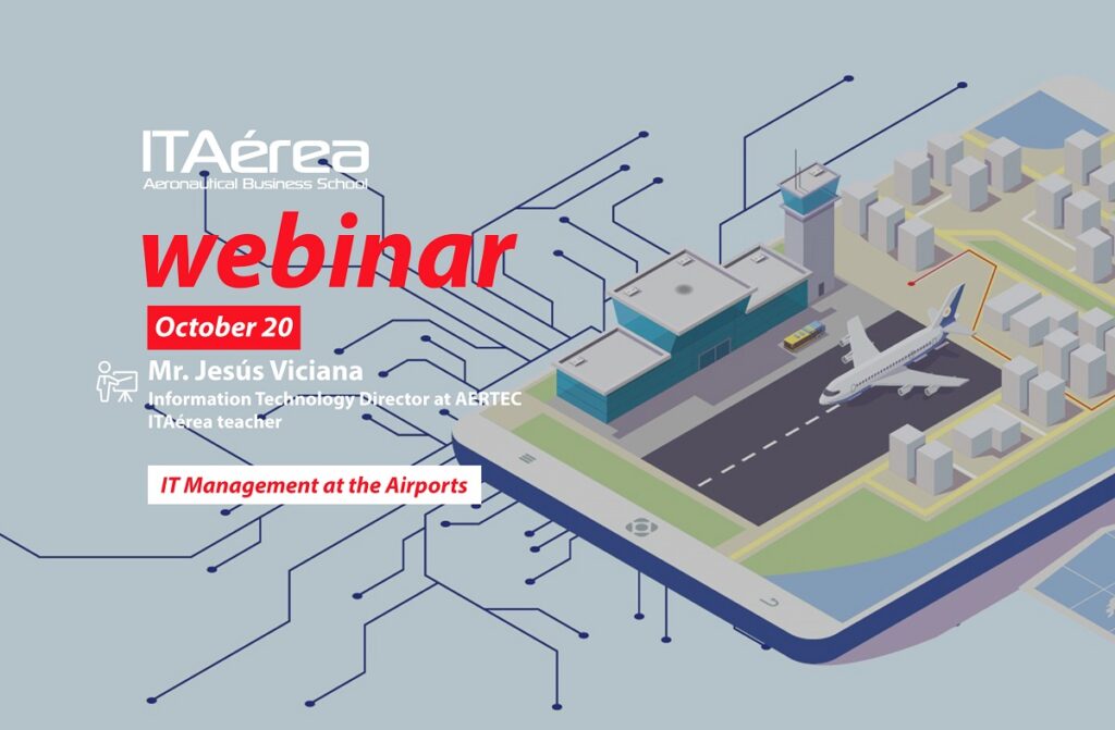 Webinar about IT Management at the Airports WEBINAR October 20 Jesús Viciana 1024x671 - Webinar about IT Management at the Airports